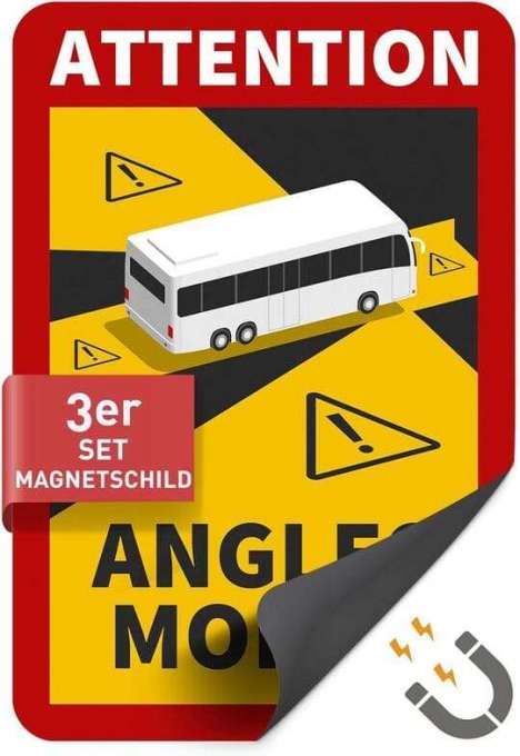 Angles Morts Warntafeln magnetisch